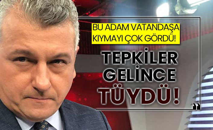Ersoy Dede vatandaşa kıymayı çok gördü! Tepkiler gelince tüydü!
