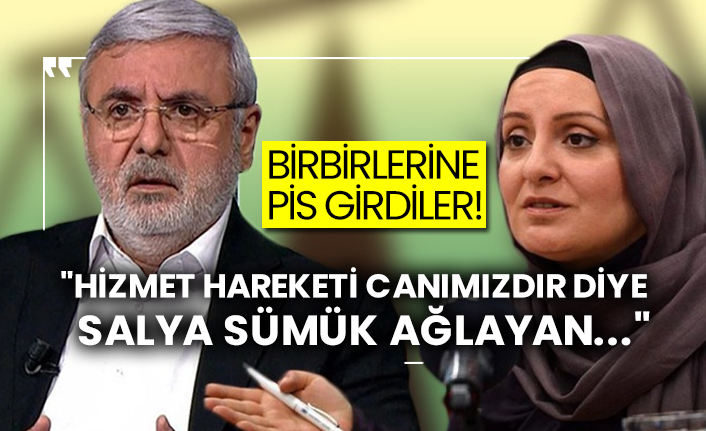 Nihal Bengisu Karaca Mehmet Metiner birbirlerine pis girdiler!  "Hizmet hareketi canımızdır diye salya sümük ağlayan..."