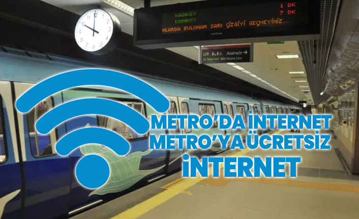 Metro’da internet, Metro’ya ücretsiz  internet