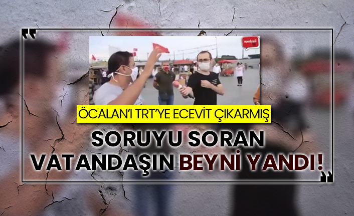 Öcalan’ı TRT’ye Ecevit çıkarmış! Soruyu soran vatandaşın beyni yandı!