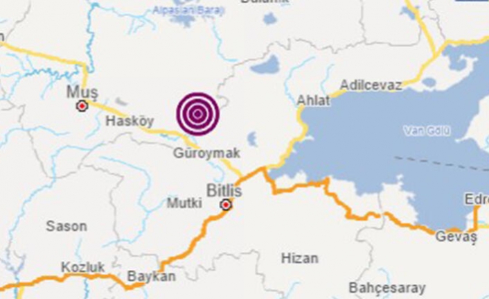 Muş'ta korkutan deprem!