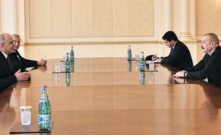 Azerbaycan Cumhurbaşkanı İlham Aliyev MHP heyetini kabul etti