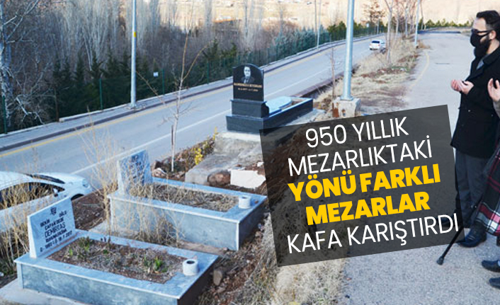 950 yıllık  mezarlıktaki  yönü farklı  mezarlar  kafa karıştırdı