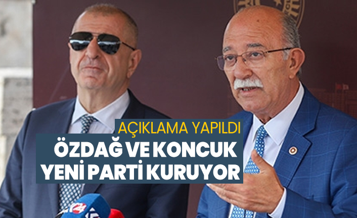Ümit Özdağ ve İsmail Koncuk yeni parti kuruyor