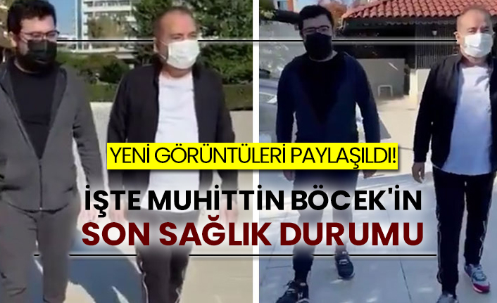 Yeni görüntüleri paylaşıldı!  İşte Muhittin Böcek'in son sağlık durumu