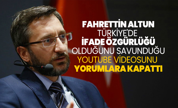 İfade özgürlüğü savunulan video, yorumlara kapatıldı!