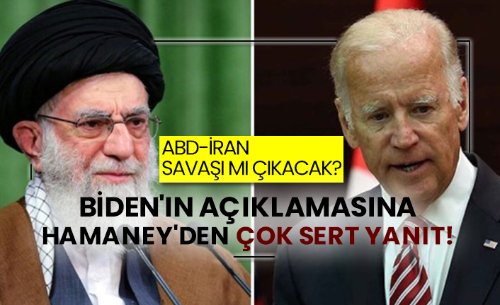 ABD ve İran savaşı mı çıkacak?  Biden'ın açıklamasına Hamaney'den çok sert yanıt!
