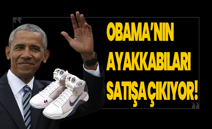 Obama'nın basketbol ayakkabısı satışa çıkıyor!