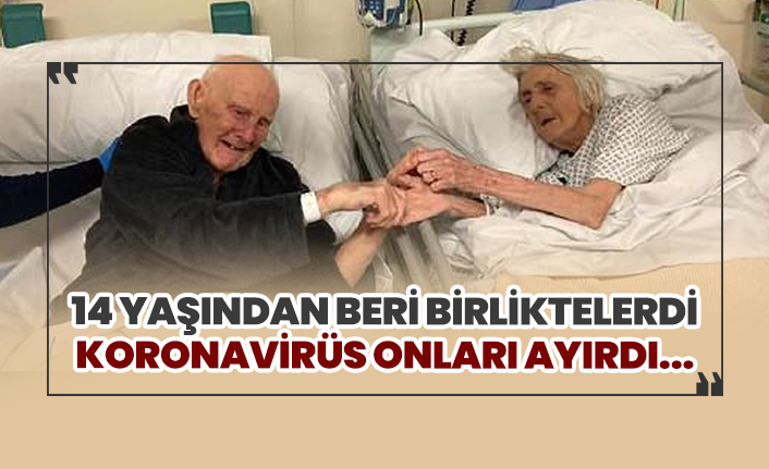 70 yıllık evli çifti koronavirüs ayırdı!