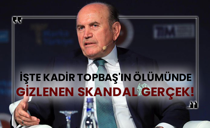 İşte Kadir Topbaş'ın ölümünde gizlenen skandal gerçek!