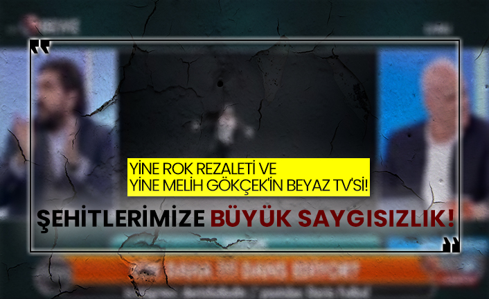 Yine ROK rezaleti ve yine Melih Gökçek'in Beyaz TV'si!  Şehitlerimize büyük saygısızlık!