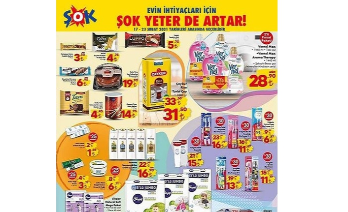 ŞOK 18 Şubat 2021 Aktüel ürünler kataloğu