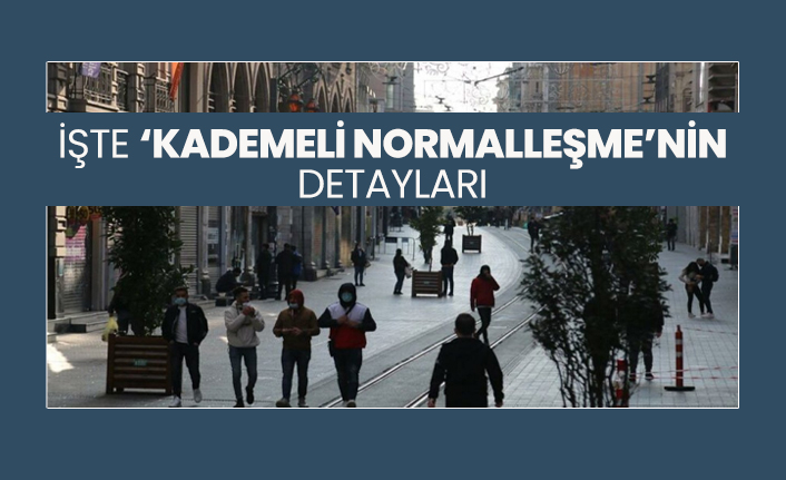İşte ‘Kademeli normalleşme’nin  detayları