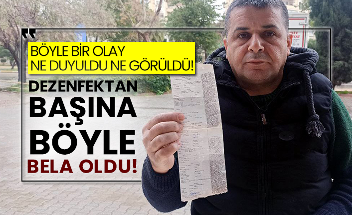 Böyle bir olay ne duyuldu ne görüldü! Dezenfektan başına böyle bela oldu!