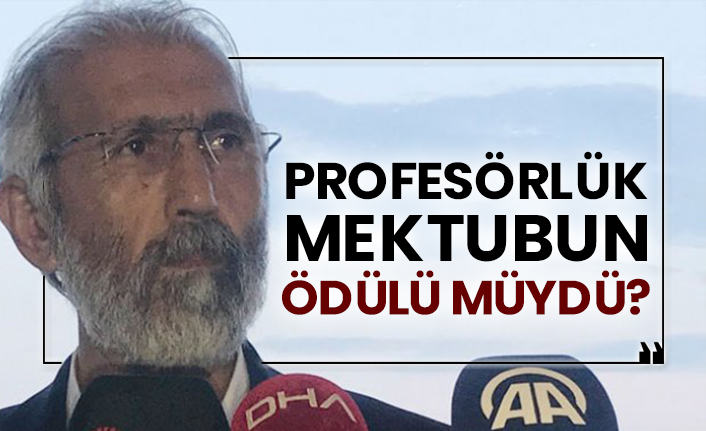 Profesörlük mektubun ödülü müydü?