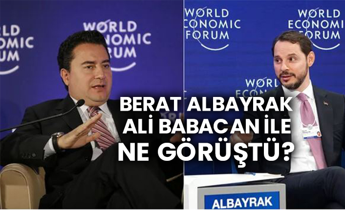 Berat Albayrak Ali Babacan ile ne görüştü?