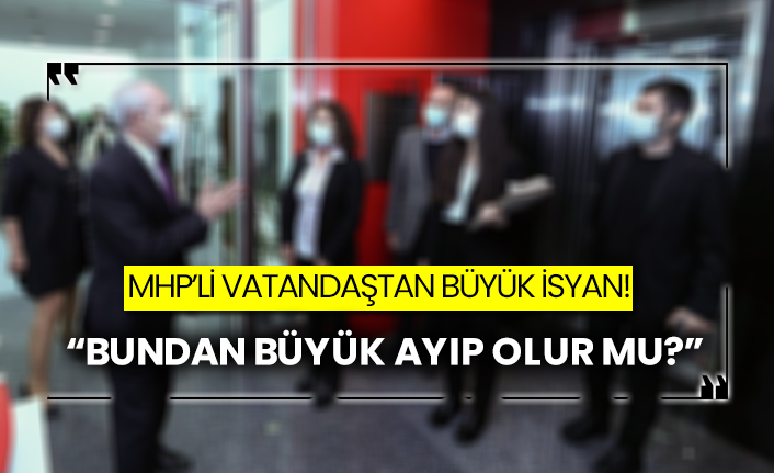 MHP’li vatandaştan büyük isyan!  “Bundan büyük ayıp olur mu?”