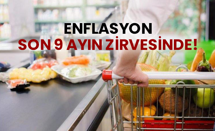 Enflasyon son 9 ayın zirvesinde!