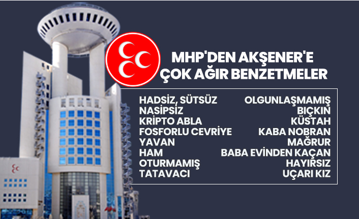 MHP'den Akşener'e çok ağır benzetmeler