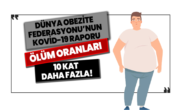 Obezite hastalarının koronavirüs kaynaklı ölüm oranları 10 kat daha fazla!