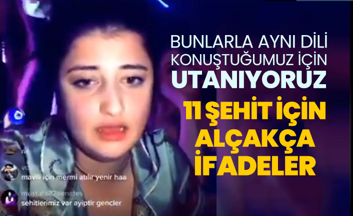 Sözde fenomen Yonca Bıyıkoğlu 11 şehit için alçakça ifadeler kullandı 'Gözaltına alındı'
