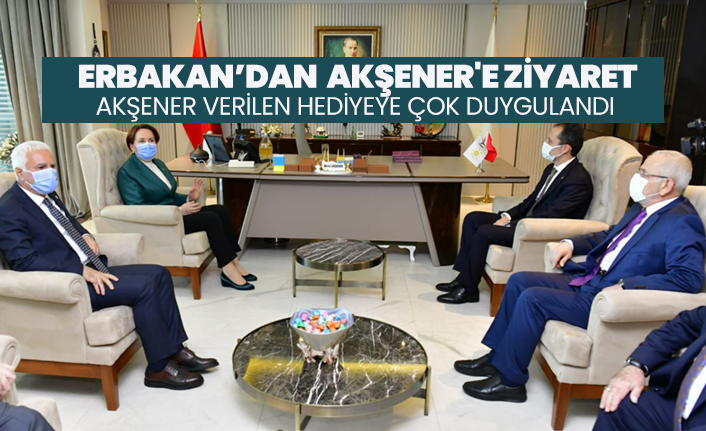 Erbakan’dan  Akşener'e ziyaret "Akşener verilen hediyeye çok duygulandı"