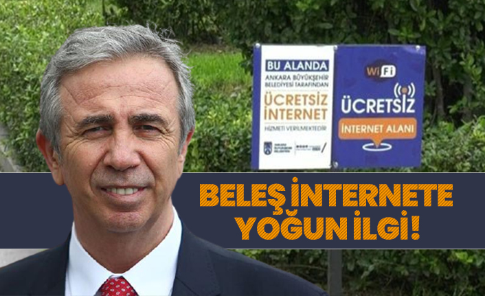 Ankara Büyükşehir Belediyesi'nin ücretsiz internet uygulamasına yoğun ilgi