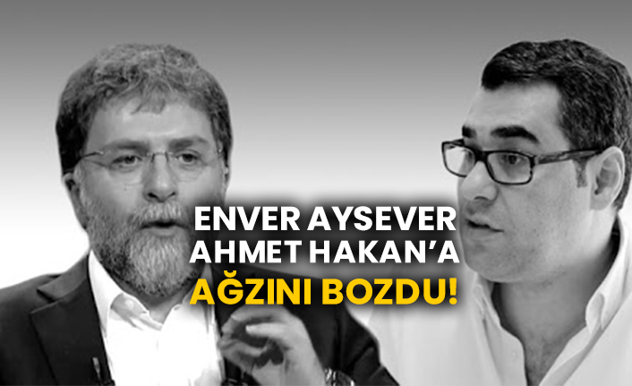 Enver Aysever Ahmet Hakan’a ağzını bozdu!