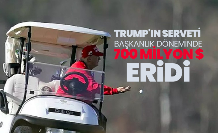 Trump'ın serveti Başkanlık döneminde 700 milyon dolar eridi