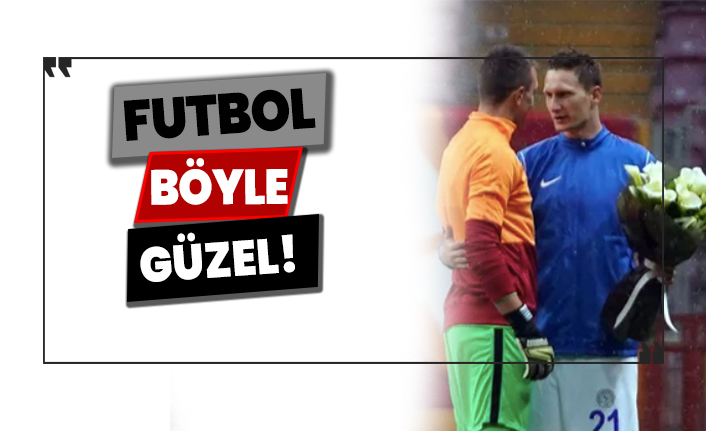 Skoda, Muslera'ya çiçek vererek özür diledi