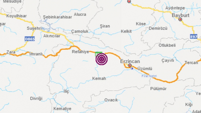 Erzincan'da korkutan deprem!