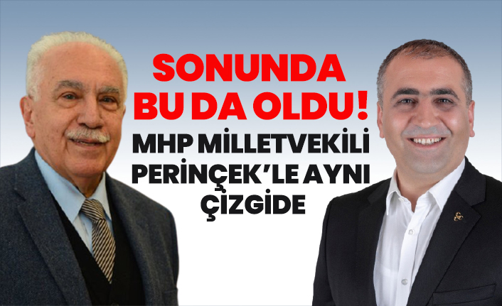 Sonunda bu da oldu! MHP milletvekili Perinçek’le aynı  çizgide