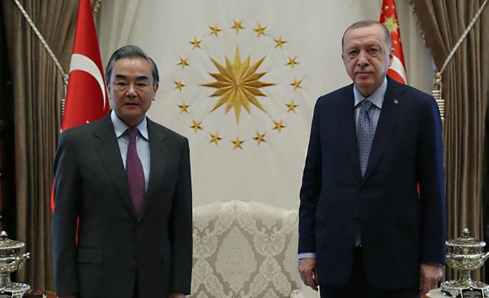 Erdoğan Çin Dışişleri Bakanını kabul etti