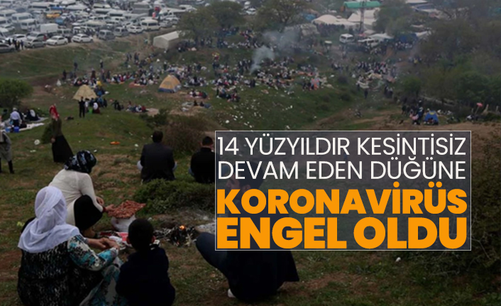 14 Yüzyıldır kesintisiz devam eden düğüne Koronavirüs engel oldu