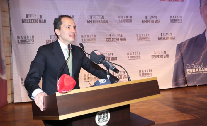 Mardin’de Fatih Erbakan coşkusu ‘Herkesin saadet ve selameti için çalışıyoruz’
