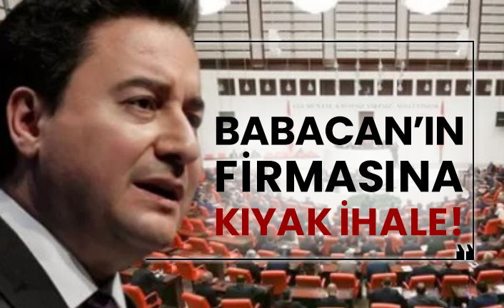 Ali Babacan’ın Firmasına kıyak ihale!