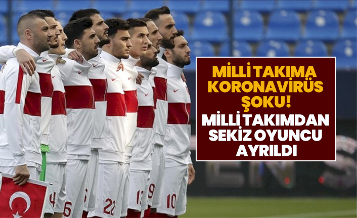 Milli takıma koronavirüs şoku! Milli Takımdan sekiz oyuncu  ayrıldı
