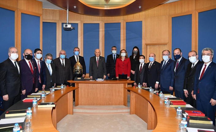 MHP Başkanlık Divanı, yeni üyeleriyle ilk toplantısını yaptı