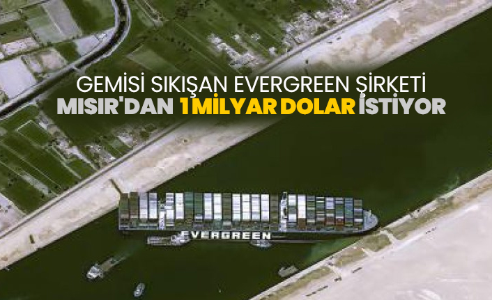 Gemisi sıkışan Evergreen şirketi Mısır'dan 1 milyar dolar istiyor