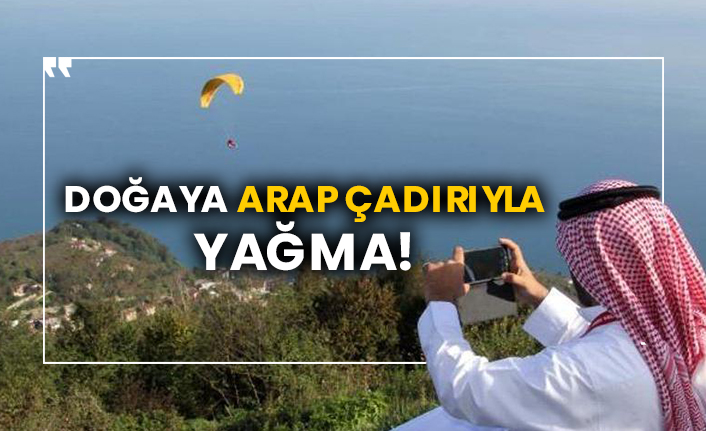 Doğaya Arap çadırıyla yağma!