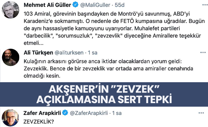 Akşener’in ”zevzek” açıklamasına sert tepki