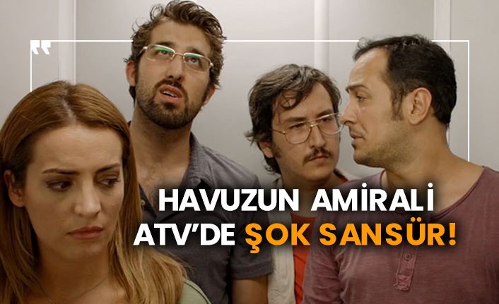 Havuzun amirali ATV’de şok sansür!