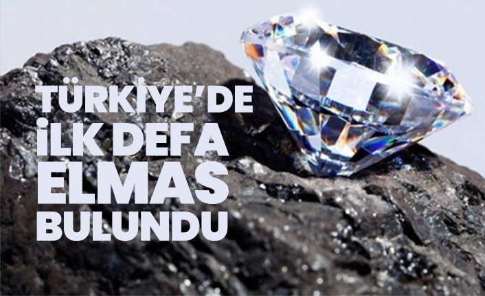 Türkiye’de ilk defa elmas bulundu
