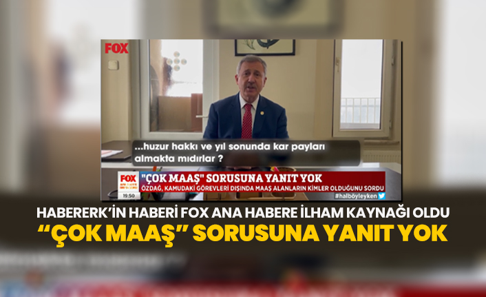 Habererk’in haberi FOX Ana Habere ilham kaynağı oldu