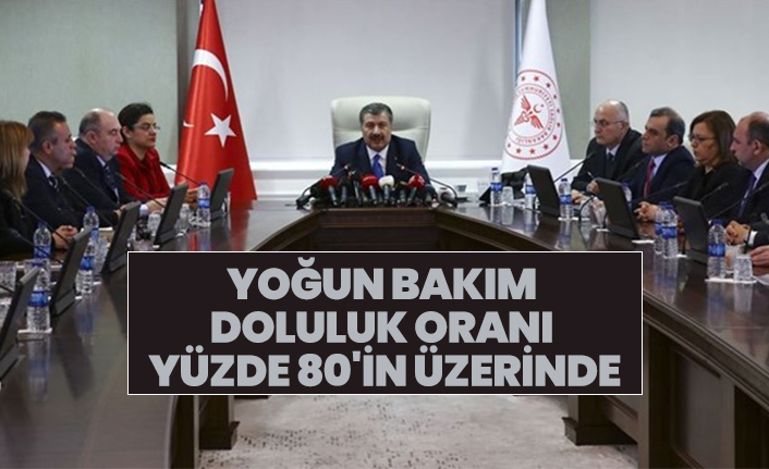 Bakan Koca açıkladı "Yoğun bakım doluluk oranı yüzde 80'in üzerinde"