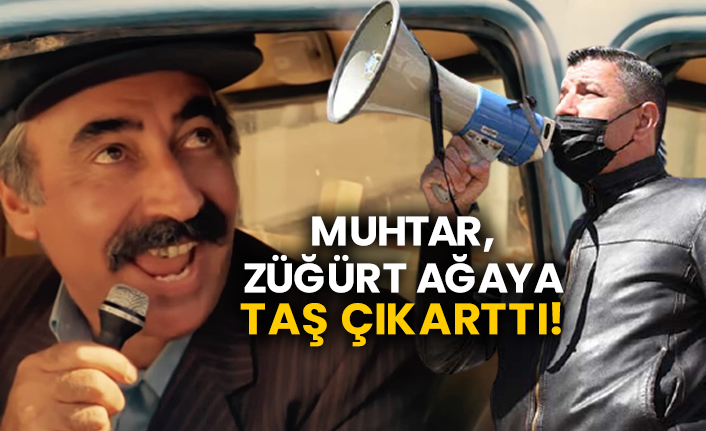 Muhtar, Züğürt ağaya taş çıkarttı!