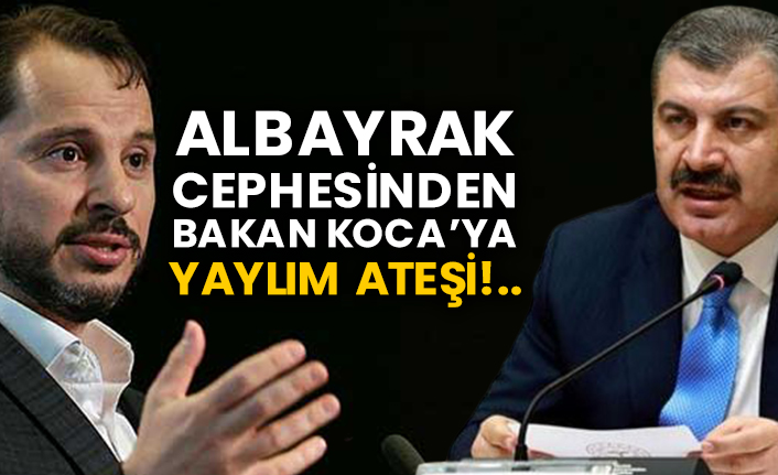 Albayrak cephesinden Bakan Koca’ya yaylım ateşi!..
