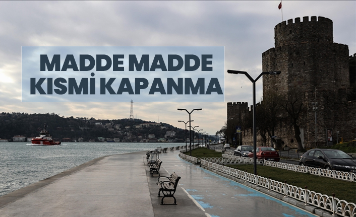 Madde madde kısmi kapanma