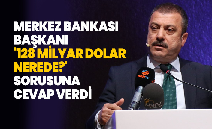 Merkez Bankası Başkanı '128 milyar dolar nerede?' sorusuna  cevap verdi