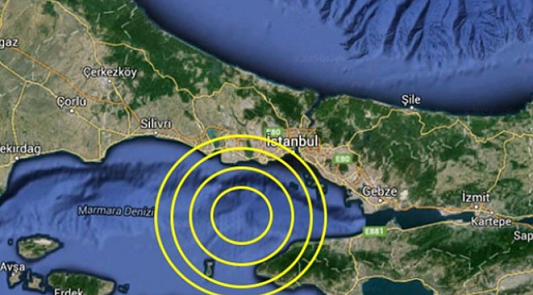 Marmara Denizi'nde deprem!